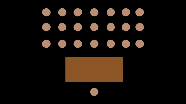 Theater Atrium vergaderopstelling